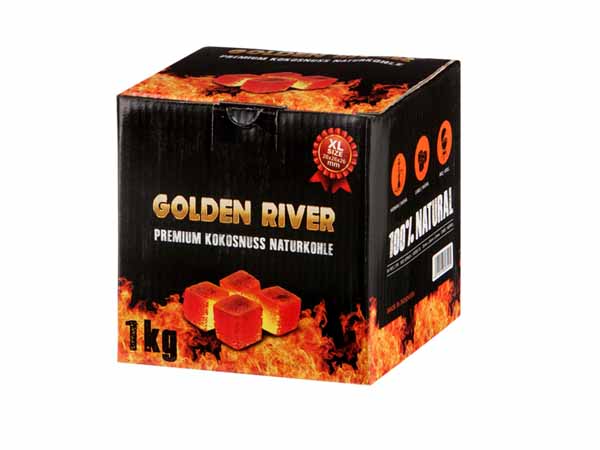 Caja carbn Golden River 1kg - Click en la imagen para cerrar